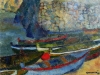 Marina di Scilla - olio su tavola 35x45 - 1969