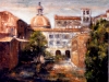 Angolo di Roma - olio su tela 40x50 - 1990