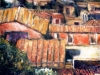 Chiesa e tetti di Roma - olio su tela 60x50 - 1997