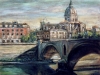 S. Giovanni dei Fiorentini e il Tevere - olio su tela 60x80 - 2002