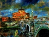 Notturno a Ponte Sant'Angelo - olio su tela 50x60 - 2009