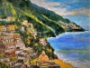 Costa a Positano - olio su tela  40x50 - 2022