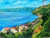 Costa dello Stretto a Cannitello -  olio su tela 30x40 - 2024