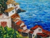 Tetti sul mare - olio su tela 40x50 - 2023