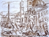 Piazza Navona - pastello su cartoncino - 26x39