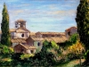 Tetti di Farfa - olio su tela - 40x60