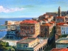 Tetti di Gaeta antica - olio su tela - 60x70