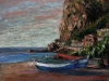 Verso sera a Scilla  - olio su tela - 40x50