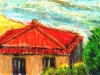 Monte Orlando a Gaeta - t.m. su cartoncino - 35x25