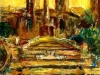 Trinità dei Monti - t.m. su cartoncino - 40x30